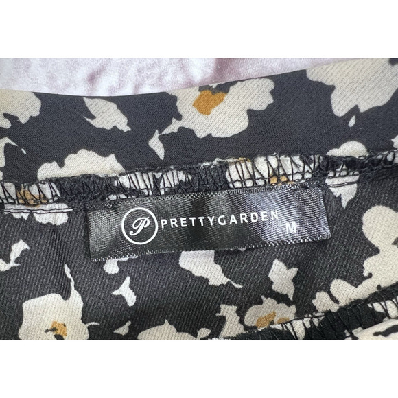 Pretty Garden Women’s Floral One Shoulder Dress Ruffle Boho Beach Vacation SizeM - Picture 10 of 10